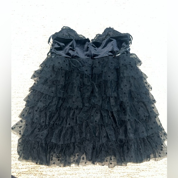 For Love & Lemons Jourdan Off The Shoulder Mini Dress - Picture 7 of 9